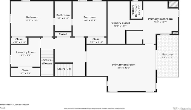 449 S Humboldt St, Denver, CO 80209 - floor plan / room layout