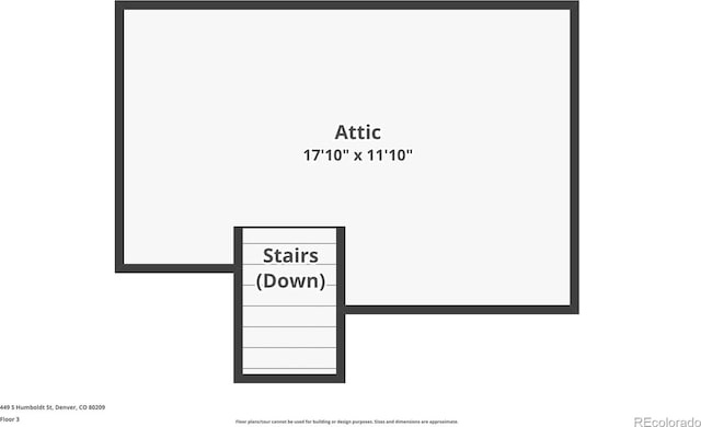 449 S Humboldt St, Denver, CO 80209 - home floor plan