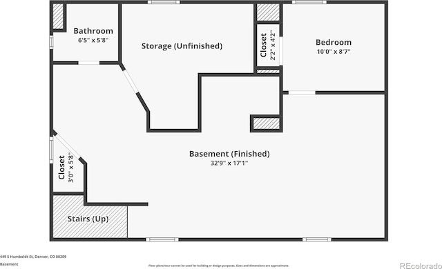 449 S Humboldt St, Denver, CO 80209 - property floor plan