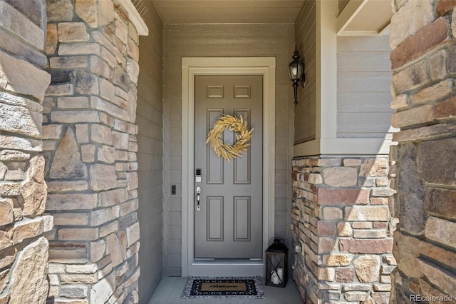 view of entrance to property