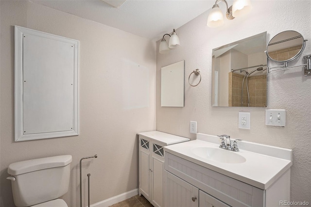 22002 E Irish Dr, Aurora, CO 80016 - bathroom with vanity and a shower