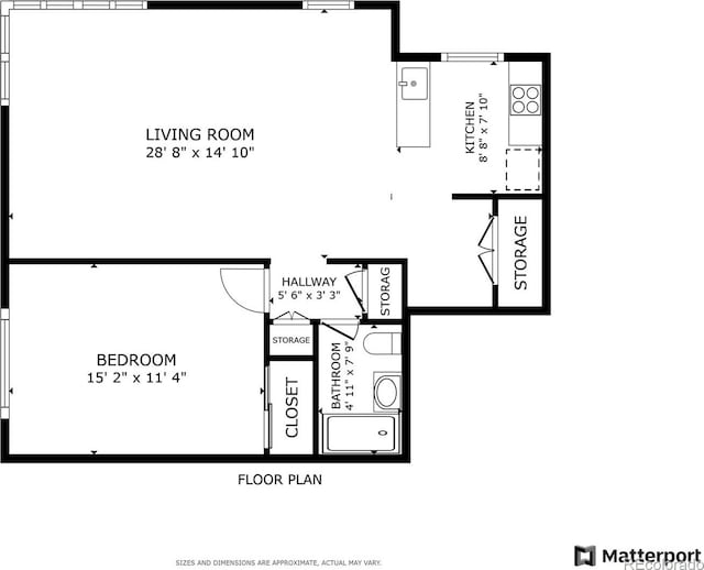 320 S Ames St Unit 5, Lakewood, CO 80226 - home floor plan