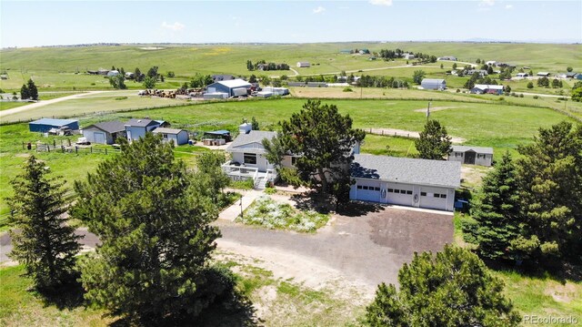 45321 Summit Rd, Parker, CO 80138 - aerial view of sparsely populated area featuring a pastoral area