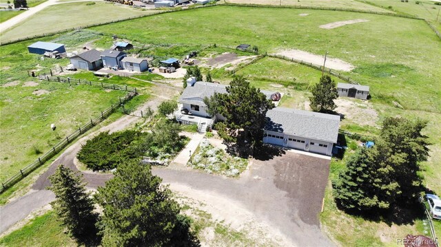 45321 Summit Rd, Parker, CO 80138 - aerial overview of property's location featuring rural landscape