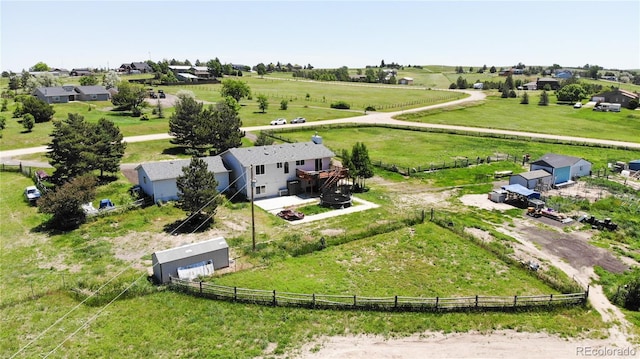 45321 Summit Rd, Parker, CO 80138 - overview of rural landscape with a pastoral area