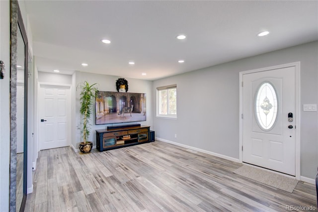 45321 Summit Rd, Parker, CO 80138 - entrance foyer with wood finished floors and recessed lighting