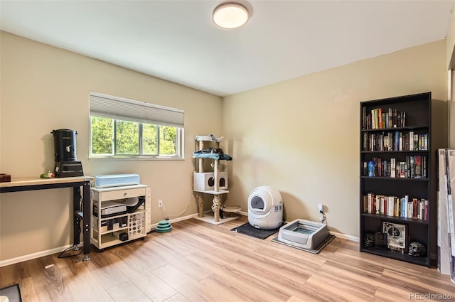 16602 E Gunnison Pl, Aurora, CO 80017 - home office featuring wood finished floors and baseboards