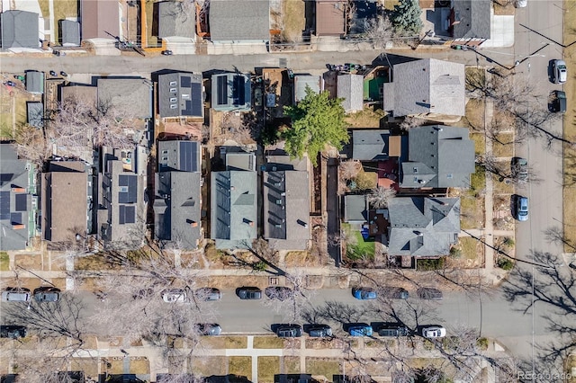 birds eye view of property featuring a residential view