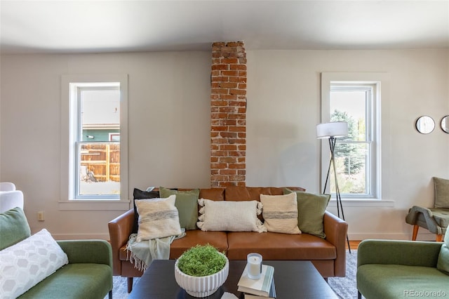 604 W 1st St, Salida, CO 81201 - living room with baseboards