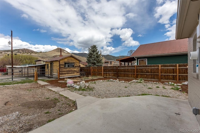 604 W 1st St, Salida, CO 81201 - view of yard with a patio and a mountain view