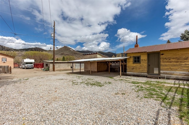 604 W 1st St, Salida, CO 81201 - view of yard featuring a mountain view