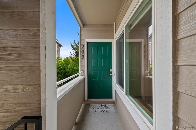 8378 S Upham Way Unit B205, Littleton, CO 80128 - doorway to property with a balcony