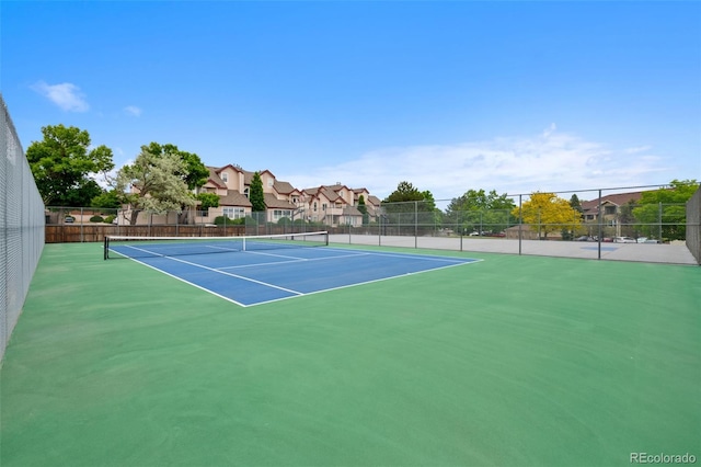 8378 S Upham Way Unit B205, Littleton, CO 80128 - view of tennis court featuring a residential view
