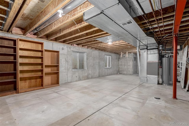 16257 E 105th Cir, Commerce City, CO 80022 - unfinished below grade area with gas water heater