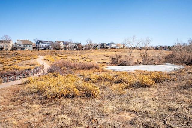 view of nature featuring a residential view