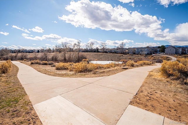 view of community with a residential view