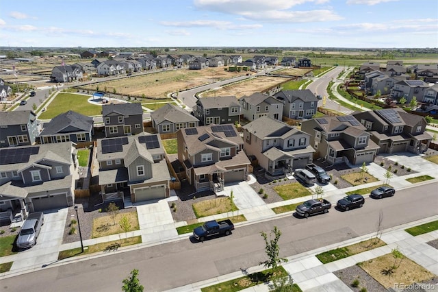 aerial perspective of suburban area
