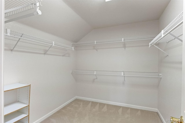 12502 E Harvard Cir, Aurora, CO 80014 - spacious closet with carpet floors and vaulted ceiling
