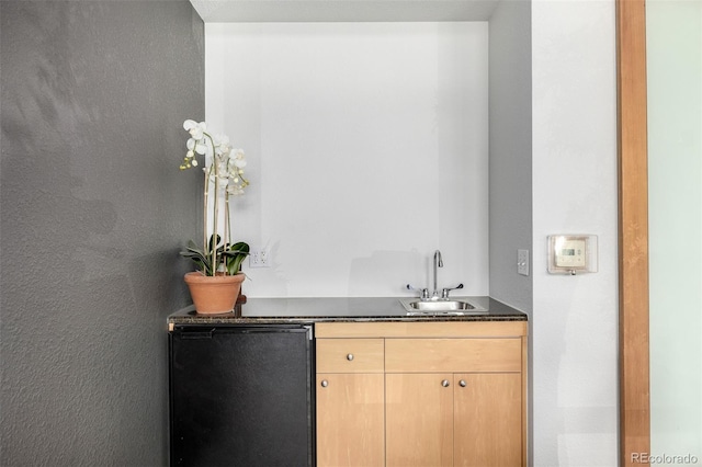 210 W Magnolia St Unit 360, Fort Collins, CO 80521 - indoor wet bar featuring fridge
