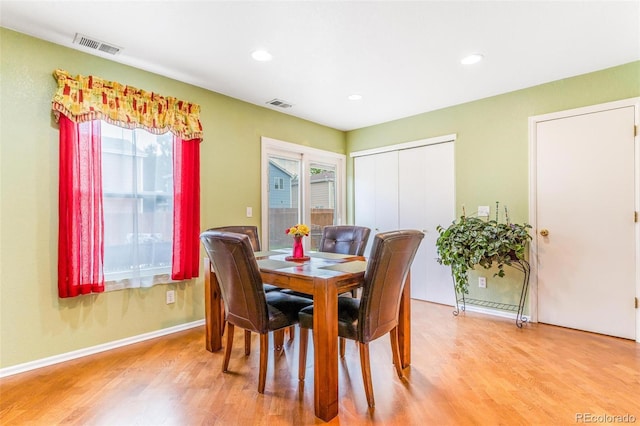5320 E 100th Dr, Thornton, CO 80229 - dining area featuring light wood-style floors and recessed lighting