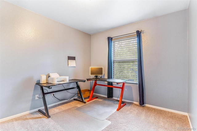 5320 E 100th Dr, Thornton, CO 80229 - carpeted home office with baseboards
