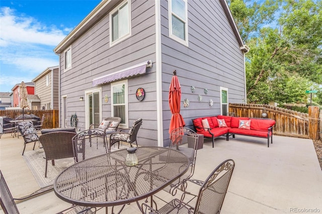5320 E 100th Dr, Thornton, CO 80229 - view of patio / terrace with outdoor lounge area and outdoor dining area