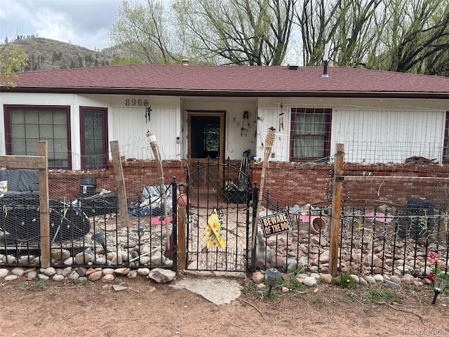 view of ranch-style home