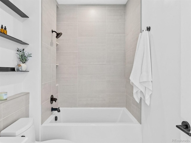 1601 Park Ave Unit 212, Denver, CO 80218 - bathroom with toilet and shower / bathtub combination