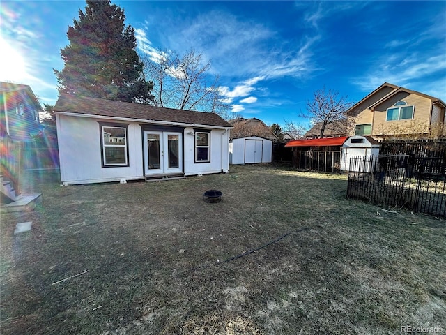 9135 W Maplewood Ave, Littleton, CO 80123 - view of yard featuring french doors