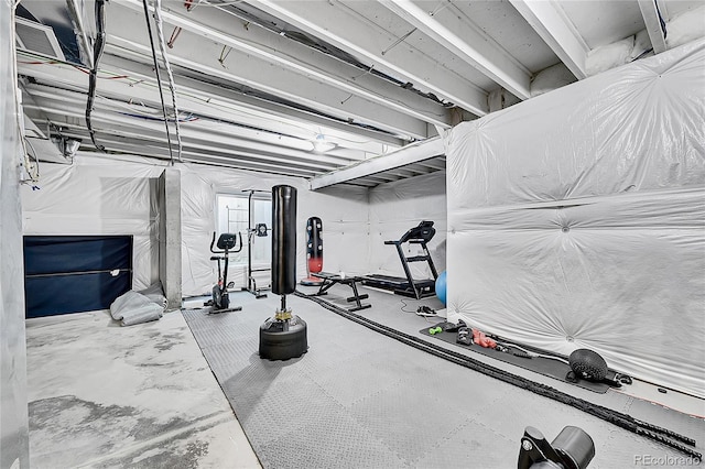 view of workout room