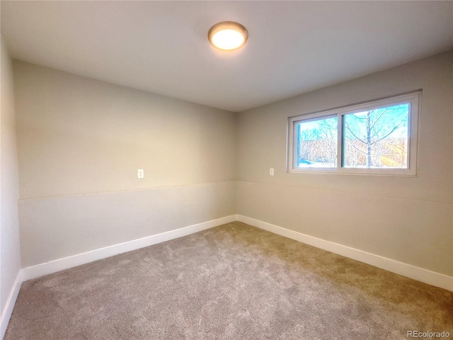 empty room featuring carpet floors