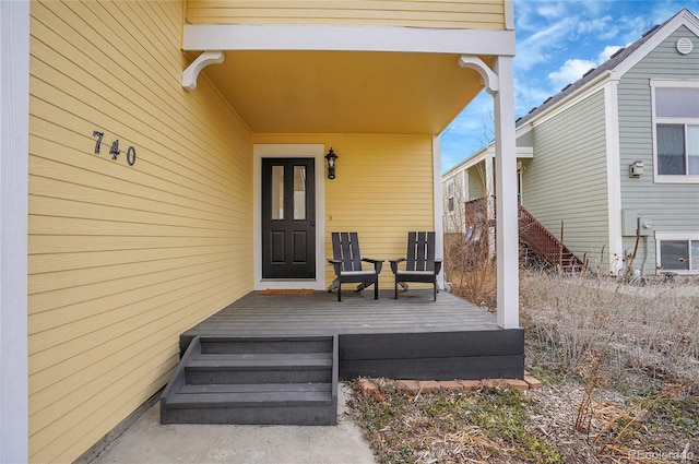 view of entrance to property