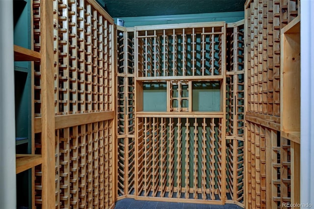 view of wine room