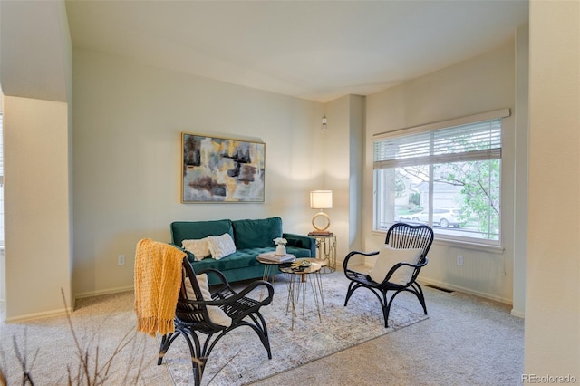 1460 Lily Lake Dr, Colorado Springs, CO 80921 - living area with baseboards, visible vents, and carpet