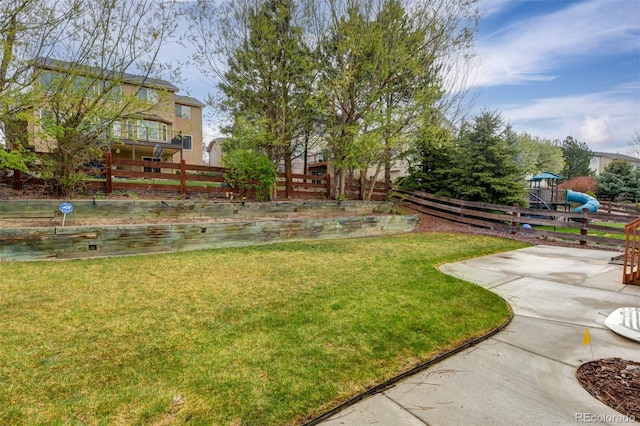 1460 Lily Lake Dr, Colorado Springs, CO 80921 - view of yard featuring a fenced backyard and a patio area