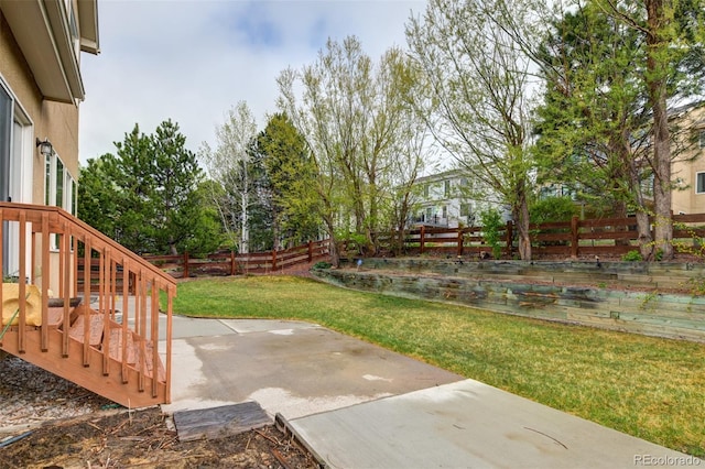 1460 Lily Lake Dr, Colorado Springs, CO 80921 - view of yard with a patio and a fenced backyard