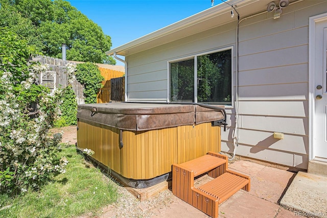 6248 W 75th, Arvada, CO 80003 - view of patio / terrace with a hot tub