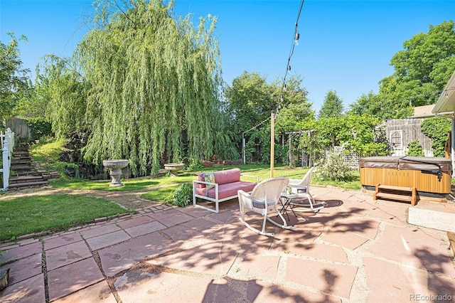 6248 W 75th, Arvada, CO 80003 - view of patio featuring a hot tub