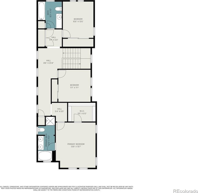 5434 N Xenia St, Denver, CO 80238 - view of home floor plan