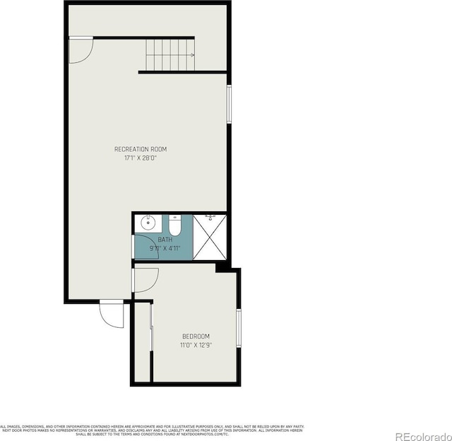 5434 N Xenia St, Denver, CO 80238 - view of home floor plan