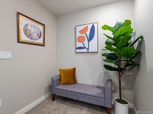 229 W Jamison Ct, Littleton, CO 80120 - sitting room featuring baseboards and carpet floors