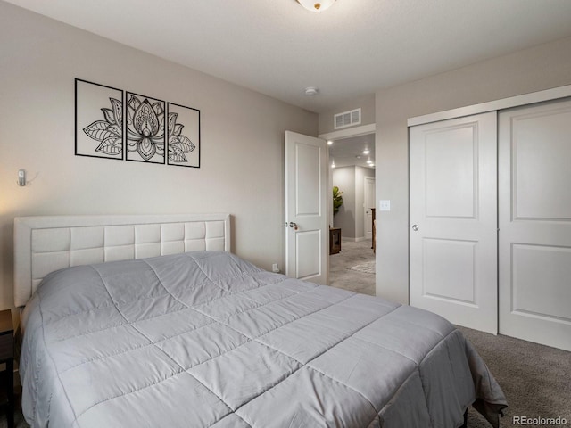 229 W Jamison Ct, Littleton, CO 80120 - bedroom with carpet floors and a closet