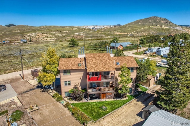 222 Cliff St Unit 3A, Silver Cliff, CO 81252 - drone / aerial view featuring a mountain view