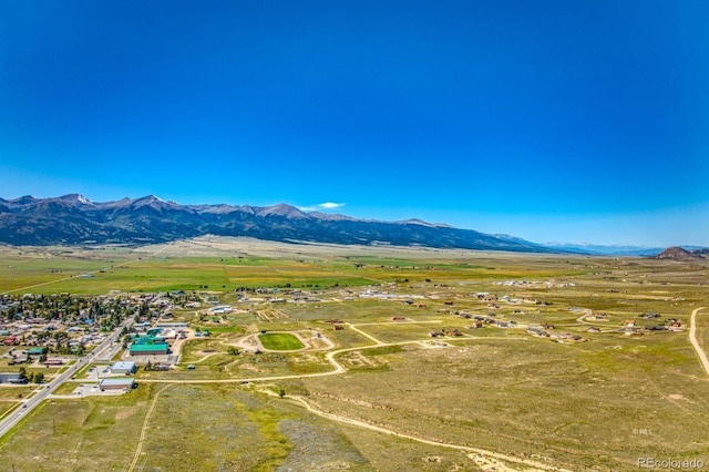 222 Cliff St Unit 3A, Silver Cliff, CO 81252 - drone / aerial view featuring a mountain view