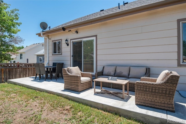 5033 Goshawk Ct, Brighton, CO 80601 - view of patio / terrace featuring an outdoor living space