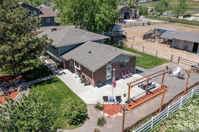 16225 W 74th Dr, Arvada, CO 80007 - view from above of property