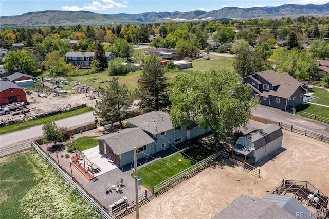 16225 W 74th Dr, Arvada, CO 80007 - aerial view of residential area with a mountainous background
