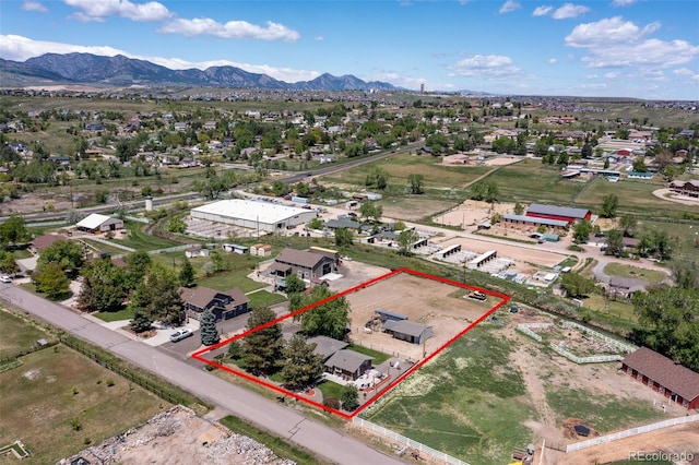 16225 W 74th Dr, Arvada, CO 80007 - view of property location featuring property boundaries highlighted and mountains