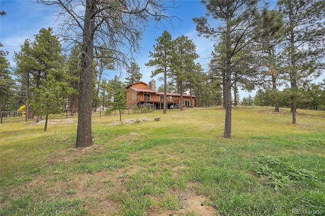 view of yard