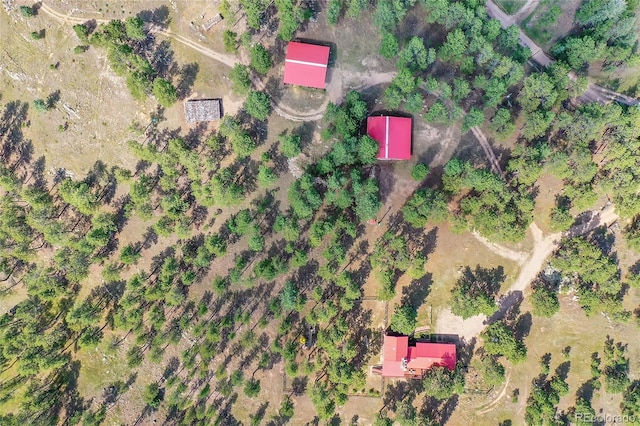 aerial view featuring a rural view